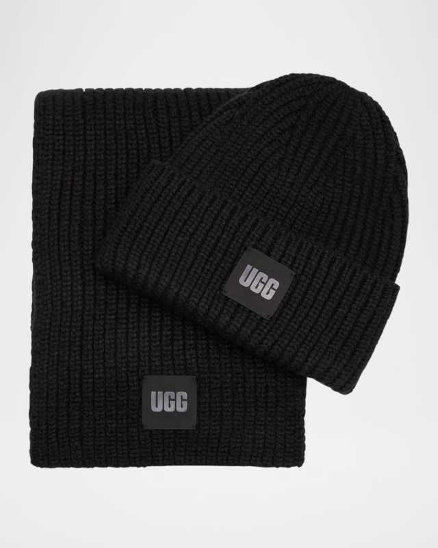 Chunky Knit Beanie & Scarf Set